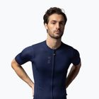 Koszulka rowerowa męska Alé Color Block navy blue