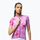 Koszulka rowerowa damska Alé Linfa pink combo