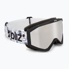 Gogle narciarskie dziecięce Bliz Liner Jr matte black/brown/silver mirror
