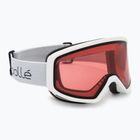 Gogle narciarskie Bollé Bedrock white matte/vermillon