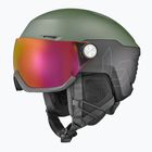 Kask narciarski Bollé V-Ryft Pure sun forest matte/photochromic red