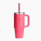 Kubek Hydro Flask Travel Tumbler Clear Lid 710 ml popstar pink