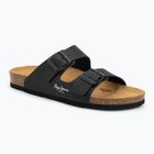 Klapki damskie Pepe Jeans Oban Classic 1 black