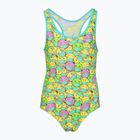 Strój pływacki jednoczęściowy dziecięcy RAS Face Classic Back multicolour
