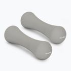 Hantle GymBeam Neoprene Dumbbells 2 x 1 kg light grey