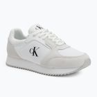 Buty męskie Calvin Klein YM0YM01326 Retro Runner Sock Lace Up Ny-Su bright white/black