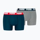 Bokserki męskie PUMA Everyday Basic 2 pary navy/grey