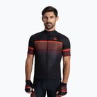 Koszulka rowerowa męska Rogelli Hero II red/bordeaux/black