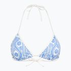 Góra od stroju kąpielowego Tommy Hilfiger Triangle Rp Print floral stripe blue spell