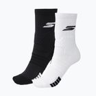 Skarpety męskie SKECHERS Select Terry Crew 2 pary white/black