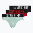 Slipy męskie Calvin Klein 000NB3610A Hip Brief black/goji berry/aqua blue