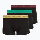 Bokserki męskie Tommy Hilfiger Trunk Metallic gold/burgundy/green