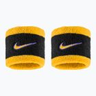 Frotki na nadgarstek Nike Swoosh Classic Wristbands 2 szt. black/court purple/university gold