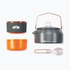 Zestaw naczyń turystycznych GSI Outdoors Halulite Ketalist grey/orange