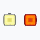 Zestaw lampek rowerowych Knog Blinder Square Twinpack czarny