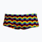 Bokserki pływackie męskie Funky Trunks Sidewinder Trunks rainbowie