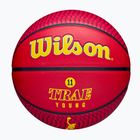 Piłka do koszykówki Wilson NBA Player Icon Outdoor Trae red rozmiar 7