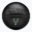 Piłka do koszykówki Wilson NBA Team Premiere Milwaukee Bucks black rozmiar 7