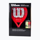 Rakieta do padla + 3 piłeczki Wilson Optix XP Padel Kit Box red