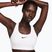 Biustonosz treningowy Nike Swoosh Medium Support white/stone mauve/black