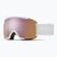 Gogle narciarskie Smith Squad S2 white vapor/chromapop everyday rose gold mirror