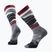 Skarpety narciarskie Smartwool Ski Full Cushion Midnight Ski Pattern OTC medium gray
