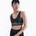 Biustonosz treningowy Nike Pro Indy Plunge seaweed/clay green/white