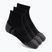 Skarpety Under Armour Perf Tech Qtr 3 pack ultimate black/ultimate black/jet gray