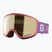 Gogle narciarskie dziecięce Salomon Rio S2 sun kissed coral/flash gold