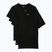 Koszulka męska Lacoste TH9007 3-pak black