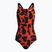Strój pływacki jednoczęściowy damski Nike Multiple Print Fastback bright crimson