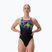 Strój pływacki jednoczęściowy Speedo Placement Printed Powerback static volta/anthracite