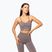 Biustonosz treningowy Carpatree Allure Seamless brown melange (pepper corn)