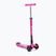 Hulajnoga trójkołowa dziecięca Micro Maxi Deluxe Foldable LED shocking pink