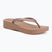 Japonki damskie Ipanema Mesh Chic Plat brown/glitter