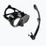 Zestaw do nurkowania Cressi Big Eyes Evolution + Alpha Ultra Dry black/black