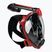 Maska pełnotwarzowa do snorkelingu Cressi Duke Dry Full Face black/red