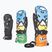 Rękawice snowboardowe dziecięce Level Junior Mitt pk rainbow