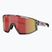 Okulary przeciwsłoneczne Bliz Fusion transparent dark grey/brow red multi