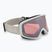 Gogle narciarskie Bollé Bedrock Plus lightest grey matte/vermillon