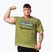 Koszulka treningowa NEBBIA Washed-Off Heritage green