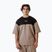 Koszulka treningowa męska NEBBIA Power Oversize light brown ash