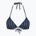 Góra od stroju kąpielowego Tommy Hilfiger Triangle Rp Print flag chain dark night navy