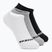 Skarpety dziecięce SKECHERS Non Terry No Show 3 pary white/grey