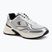 Buty męskie Calvin Klein YM0YM01402 Hike Runner Laceup Mesh Mix silver/black/marshmallow