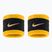 Frotki na nadgarstek Nike Swoosh Classic Wristbands 2 szt. black/court purple/university gold