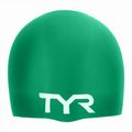 Czepek pływacki TYR Wrinkle Free Silicone green
