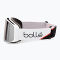 Gogle narciarskie Bollé Nevada race white matte/black chrome 4