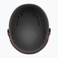 Kask narciarski dziecięcy Bollé Quiz Visor Jr black/blue matte/orange gun 6