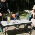 Wózek transportowy składany AQUASTIC Caro brązowy 17
